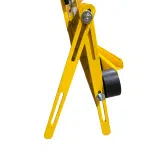 Builders Fence Installed Side View White BG 150x150