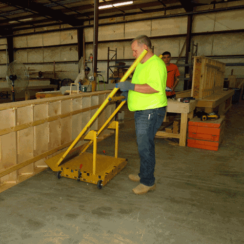 Scoop Dolly for staircases, Prehung doors and bulk items