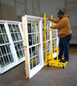 Scoop Dolly at a window warehouse