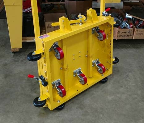 Underside scoop with dock transition wheels DTW