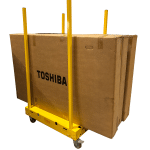 Shuttle Dolly With TV Boxes White Backround 150x150