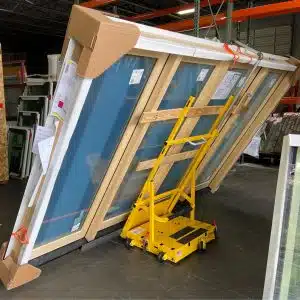 Heavy Duty Scoop Dolly with 72" Lip for Oversized Products Like Entry or Patio Doors