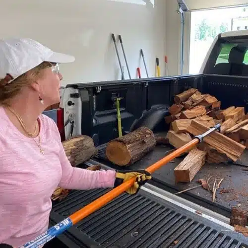 Pull End Getting Wood 1