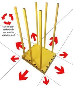 360 Degree Omnidirectional Dolly: Move Heavy or Large Items in Tight Spaces