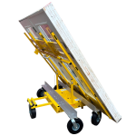 Manual Job Site Scoop Dolly Side View With Door 150x150