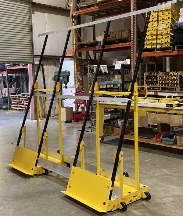 Custom Industrial Dolly Carts [Mega Scoop] 2000lbs Payload - Saw Trax ...