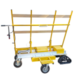 Motorized Job Site Scoop Dolly Back White Background 150x150