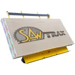 Motorized Job Site Scoop Dolly With Panels White BG 150x150