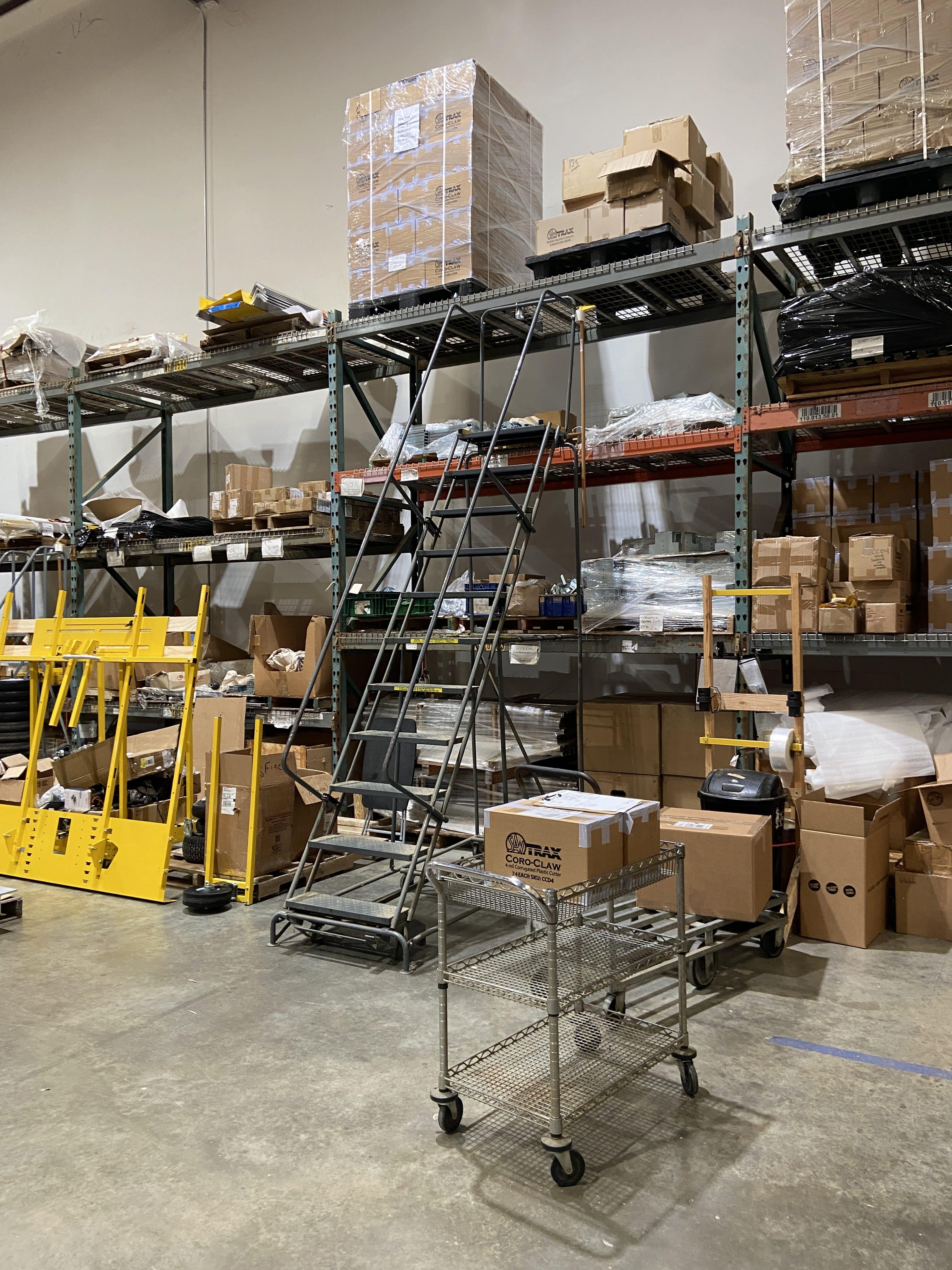 Warehouse Ladder Safety