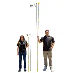Jason And Christine With Segmented Reacher Pole With Dimensions Labelled 150x150