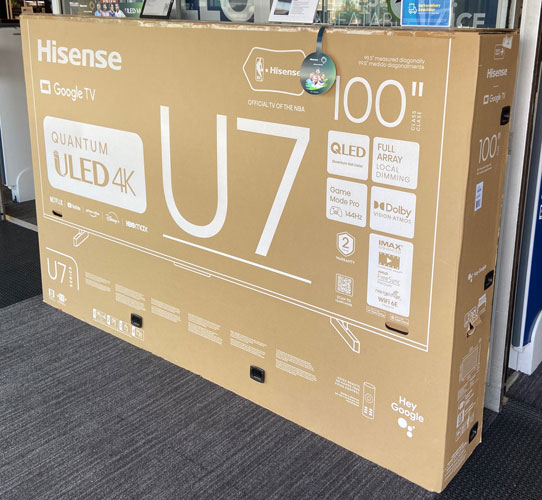 100 inch TV