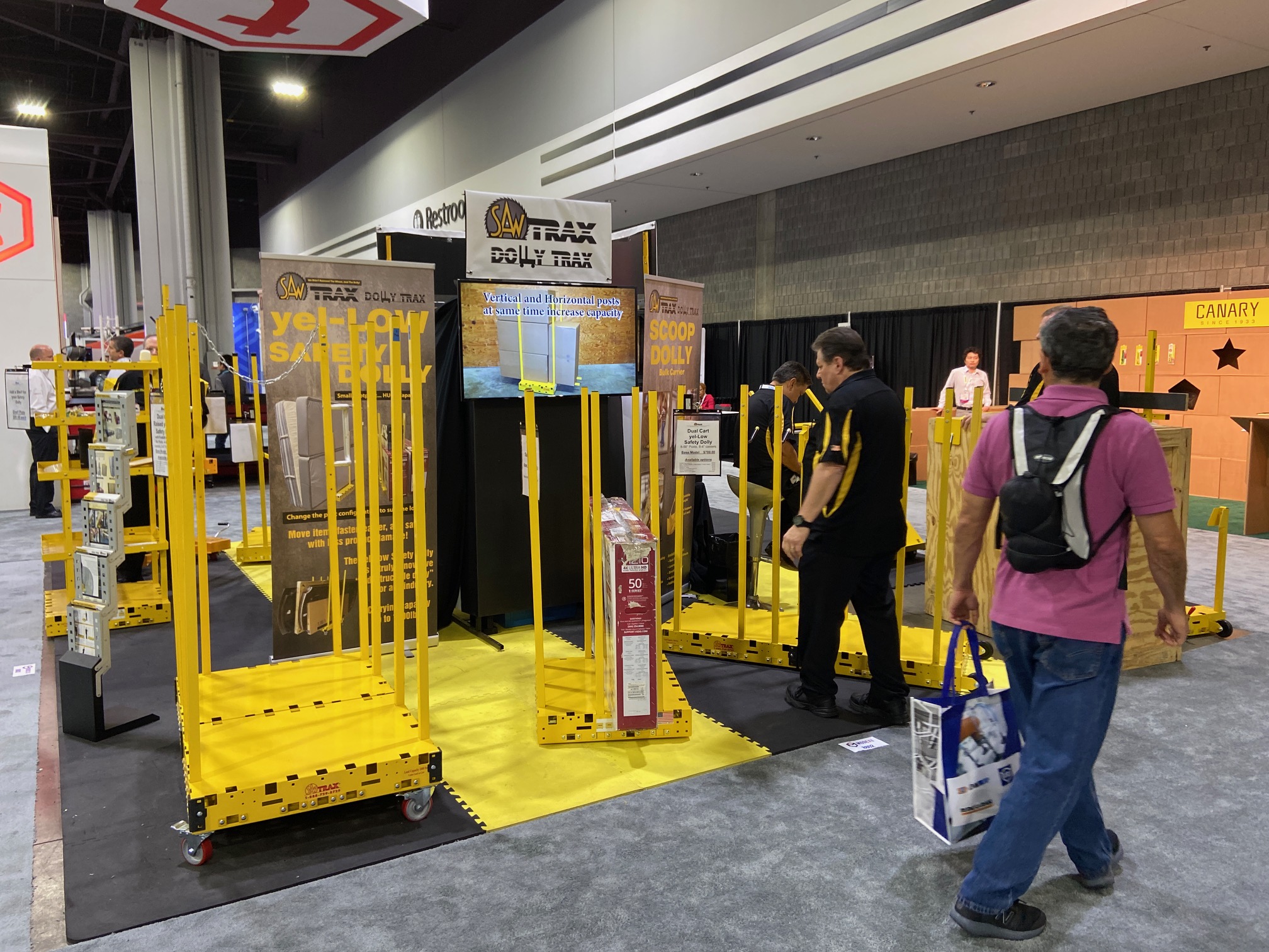 Atlanta MODEX warehouse trade show booth