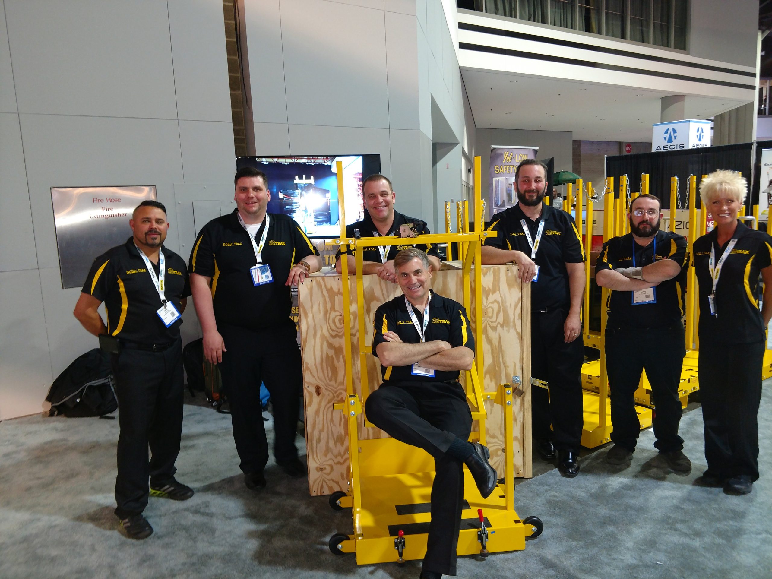 Scoop Dolly moving doors warehouse